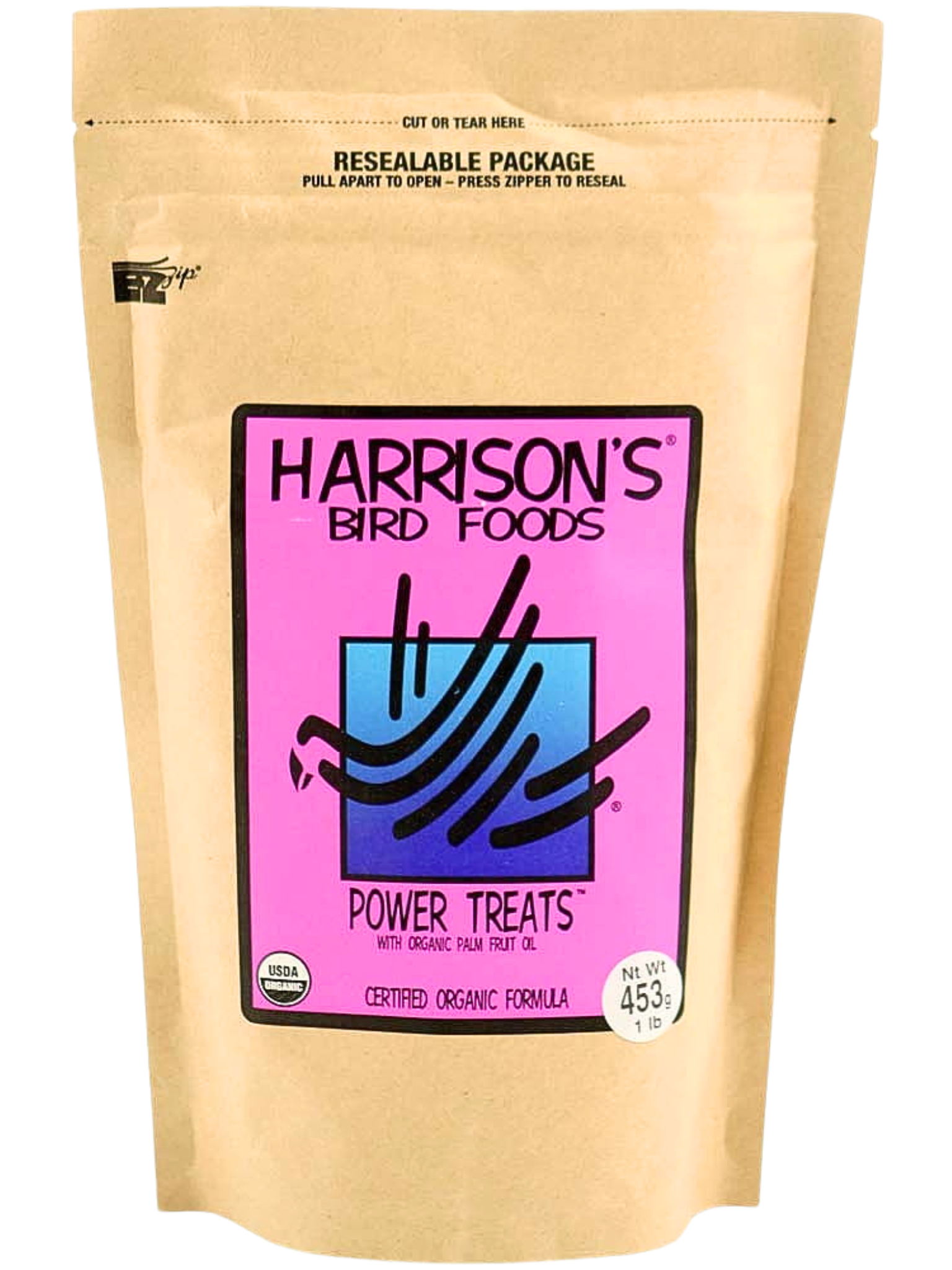 Harrison`s Power Treats - Organic Treats for Parrots - Granulat przejściowy, lub forma zdrowej nagrody 450g