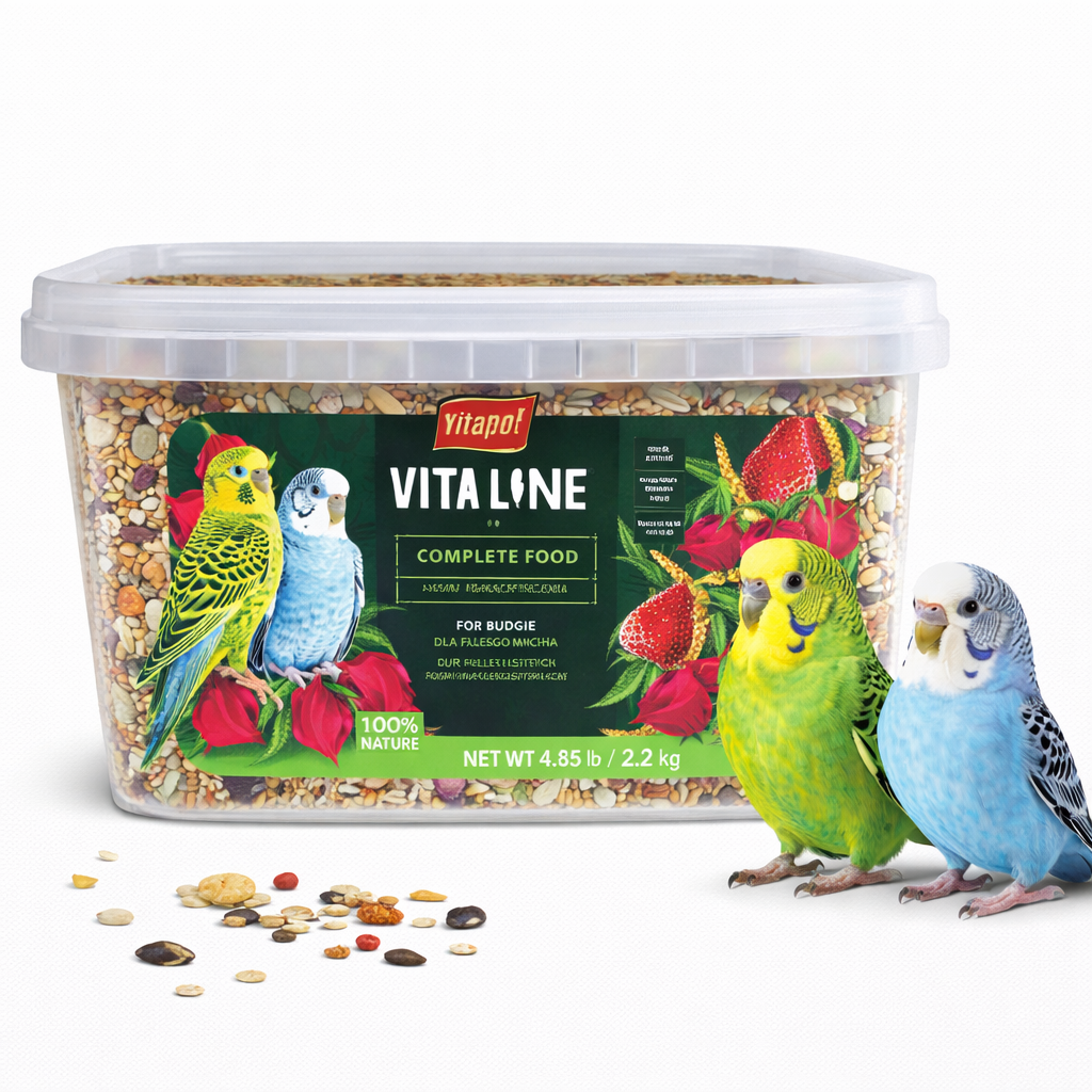 Vitapol Vitaline  - pokarm dla papużek falistych i innych małych papug 2,2 kg