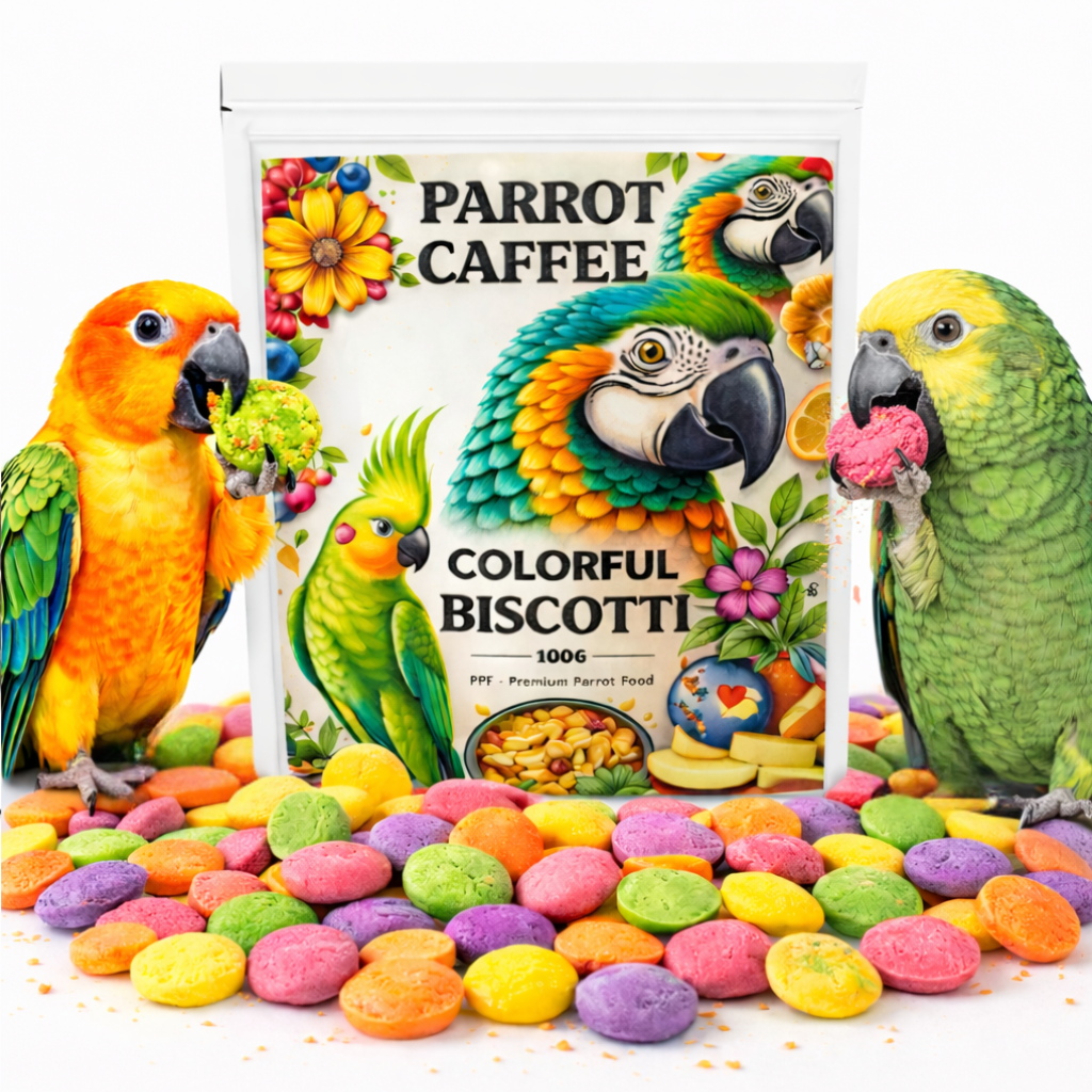 PARROT CAFFEE - Biscotti - biszkopciki dla wszystkich papug 100g