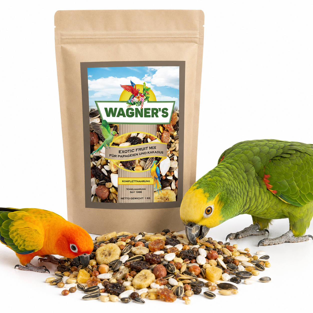 Exotic Fruit Mix Wagner's  - mix egzotyczny dla wszystkich papug 1kg